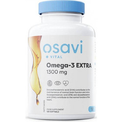 Osavi Omega-3 Extra Lemon Ιχθυέλαιο Λεμόνι 120 Μαλακές Κάψουλες