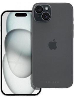 Θήκη κινητού Roar Pure Simple Fit for iPhone 15 Plus Clear