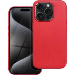 Θήκη κινητού Forcell Leather Mag Cover Compatible with MagSafe for iPhone 15 Pro Red