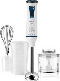 Taurus Robot 600 Easy Plus Inox Ραβδομπλέντερ με Ανοξείδωτη Ράβδο 600W