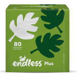 Endless Plus Χαρτοπετσέτες 30x30 (80τμχ)
