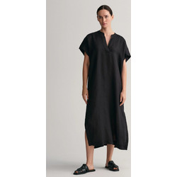 Gant Midi Καλοκαιρινό Καθημερινό Φόρεμα Μαύρο 4503225-G0019