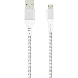 Lamtech Micro USB High Quality Unbreakable Cable Silver 2m