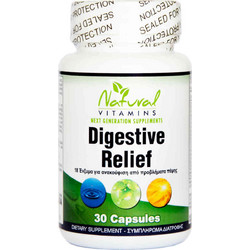 Natural Vitamins Digestive Relief 30 Κάψουλες