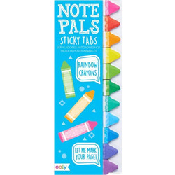OOLY 121-051 NOTE PALS STICKY TABS - RAINBOW CRAYONS