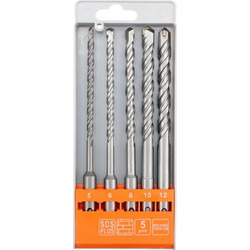 Sthor Διαμαντοτρύπανα SDS-Plus 5τμχ 12x160mm 23988