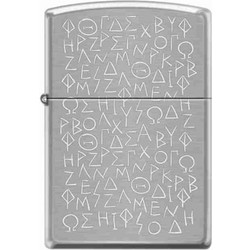 Αναπτήρας Zippo Greek Letters SKU: 200-071158