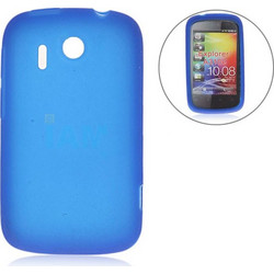 Μαλακή Θήκη Σιλικόνης για HTC Explorer A310e Διαφανές Μπλέ OEM