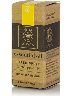 Apivita Βιολογικό Αιθέριο Έλαιο Γρέϊπφρουτ 10ml
