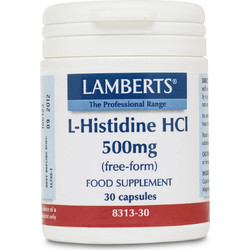 Lamberts L-Histidine 500mg 30 Κάψουλες