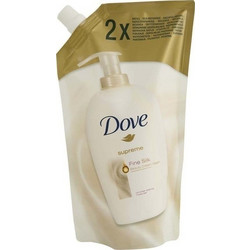 Dove Fine Silk Caring Κρεμοσάπουνο Refill 500ml