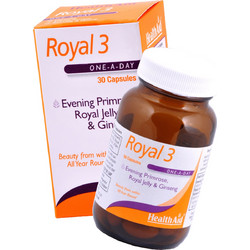 Health Aid Royal 3 Έλαιο Νυχτολούλουδου 30 Κάψουλες