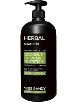 Miss Sandy Coconut Olive Oil Nutrition Σαμπουάν για Επανόρθωση 750ml