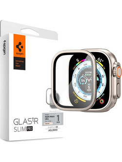 Spigen Glass tR Slim Pro για το Apple Watch Ultra (Titanium)