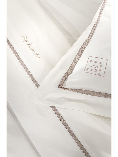 Guy Laroche Σετ Σεντόνια King Size Βαμβακοσατέν 270x280 Blend Amethyst-Ivory