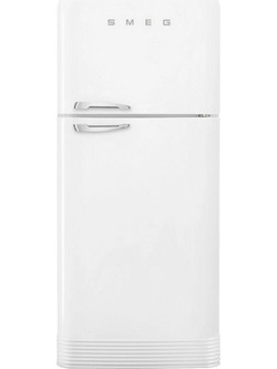 Smeg FAB50RWH5 Retro Δίπορτο Ψυγείο 524lt Full No Frost Υ191xΠ79.6xΒ80.5cm Λευκό