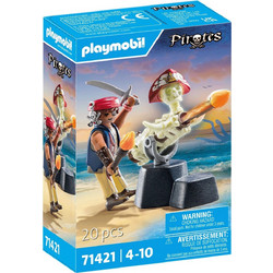 Playmobil Pirates Πειρατής με Κανόνι για 4-10 Ετών 71421