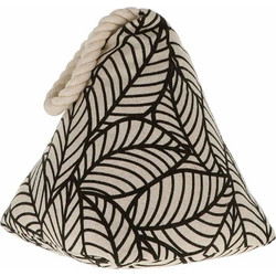 Βαρίδι Πόρτας 05.40101080 Πυραμίδα Υφασμάτινο Black-Beige