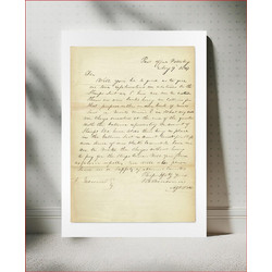 Πίνακας, Letter (1847) ephemera art