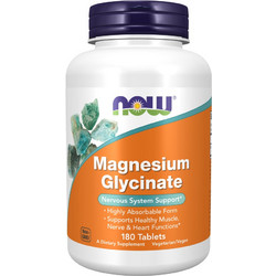 Now Foods Magnesium Glycinate 180 Ταμπλέτες