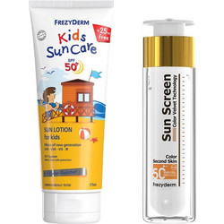 ' ΠΡΟΣΦΟΡΑ - FREZYDERM kids SPF 50 + anti aging SPF 50 + ΔΩΡΟ crilen