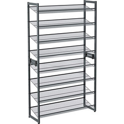 Songmics Παπουτσοθήκη Μεταλλική Μ92.5xΠ30.7xΥ163.5cm LMR08GB
