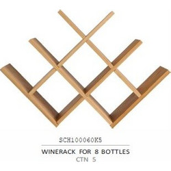 Day Βάση Μπουκαλιών 8 Θέσεων Bamboo Natural 32,5 Εκ