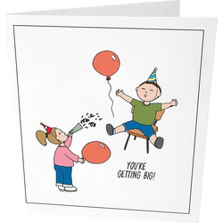 Ευχετήρια Κάρτα Γενεθλίων Υou're Getting Big GL-GC-34 9x14,5cm Multi The Gift Label