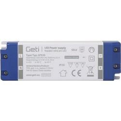 GETI Power supply LED driver 12V/ 30W, IP20 (GPS30)