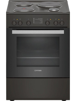 Pitsos PHA005090 Κουζίνα Ηλεκτρική 71lt με Εμαγιέ Εστίες 60cm