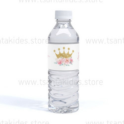 Ετικέτα Νερού βάπτισης με Θέμα Little Princess TS187