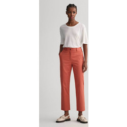 Gant Υφασμάτινο Γυναικείο Παντελόνι Chino Slim Εφαρμογή Κοραλί 3GW4150261