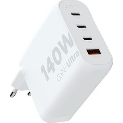 Xtorm XEC140 Ultra Φορτιστής Χωρίς Καλώδιο με Θύρα USB-A & 3 Θύρες USB-C 140W Power Delivery & Quick Charge 3.0 White