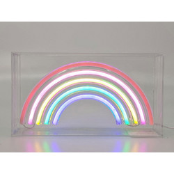 ΕΠΙΓΡΑΦΗ I-TOTAL XL2764 NEON LED RAINBOW 23X13CM