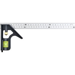 PROLINE γωνιόμετρο 21230 με αλφάδι, 30cm PR-21230