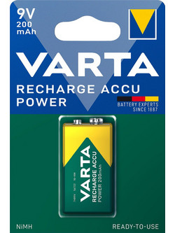 Varta Recharge Accu Power 9V 200mAh 1τμχ