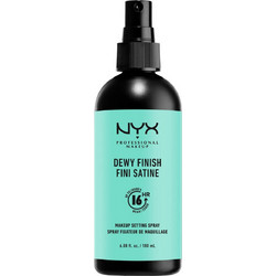 Nyx Professional Makeup Dewy Finish Setting Spray Σταθεροποιητικό Μακιγιάζ με Σατινέ Αποτέλεσμα & Διάρκειας Μέχρι 16 Ώρες 180ml