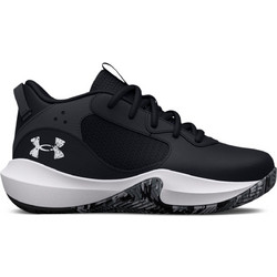 Under Armour Lockdown 6 Παιδικά Αθλητικά Παπούτσια για Μπάσκετ Μαύρα 3025618-001