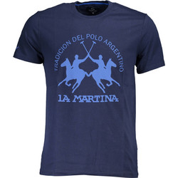 T-Shirt La Martina XMR011-JS206-07033 Γαλάζιο