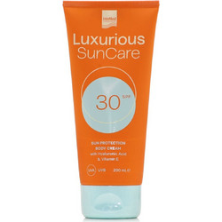 InterMed Luxurious Sun Care Αντηλιακή Κρέμα Σώματος Αντιγηραντική SPF30 200ml