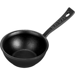Cast iron δοχείο μαύρο φ7cm σμάλτο 1 στρώσεως 1 ψήσιμο 210gr LAVA c477521