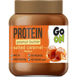 Go On Protein Peanut Butter Salted Caramel 350gr - Φυστικοβούτυρο Πρωτεΐνης Με Γεύση Αλμυρής Καραμέλας