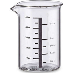 Μεζούρα 0911953550 50ml Clear Kuchenprofi Γυαλί