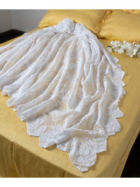 Χειροποίητη πλεκτή κουβέρτα 73C (225cm x 250cm) Silk Fashion