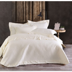 Νυφικό Σετ 7 τμχ Klelia Λευκό Rythmos Κουβερλί: 230x250 cm, Σεντόνια: 240x260 cm