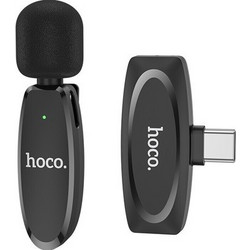 Hoco L15 Lavalier Σετ Μικρόφωνο Πέτου USB-C