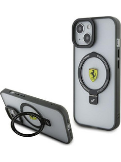 Ferrari Ring Stand 2023 Collection MagSafe - θήκη για Apple iPhone 15 Plus - Διάφανο