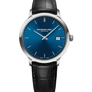 Raymond Weil Toccata Ανδρικό Ρολόι με Μαύρο Δερμάτινο Λουράκι 5485-STC-50001-10110 Raymond Weil Toccata Ανδρικό Ρολόι με Μαύρο Δερμάτινο Λουράκι 5485-STC-50001-10110