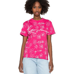 Karl Kani Γυναικεία κοντομάνικη μπλούζα Signature Flower Tee KW221-041-1-PINK