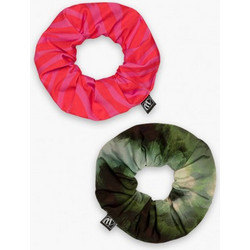 Minerva 2Pack Scrunchy Μαλλιών Πολύχρωμα - 02010-MINERVA